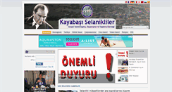 Desktop Screenshot of kayabasiselanikliler.org