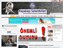 Tablet Screenshot of kayabasiselanikliler.org